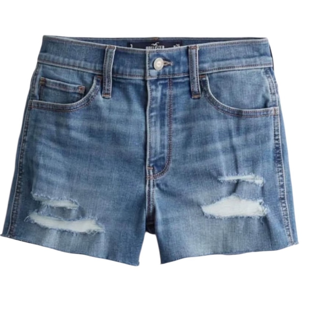 Women Hollister Distressed Denim Shorts
